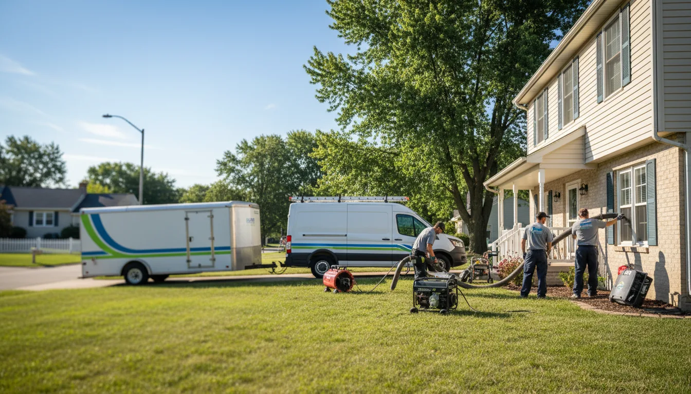 Flooded Basement Restoration And Cleanup With Repair in Energy, IL near me